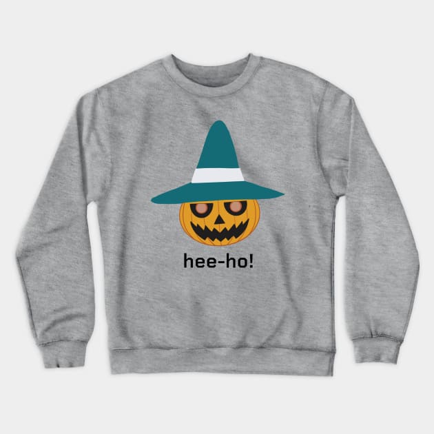 Pyro Jack, hee-ho! - black text Crewneck Sweatshirt by Raquel’s Room